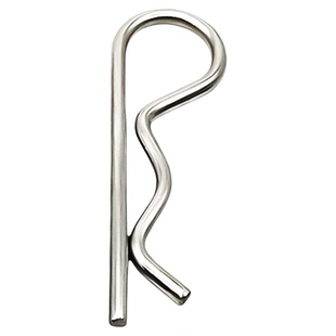 闭口销r型销304不锈钢R形销镀白锌B型开口销波浪销发夹销插销子