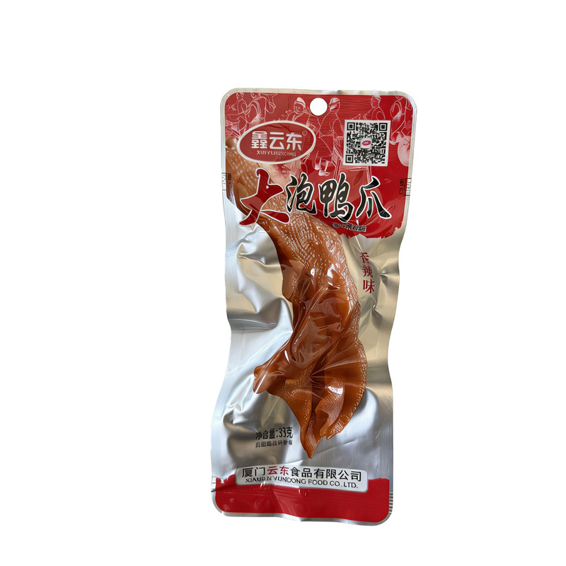 鑫云东泡鸭爪33g大个鸭掌清香味酱香脆舌尖上的网红厦门袋装美味