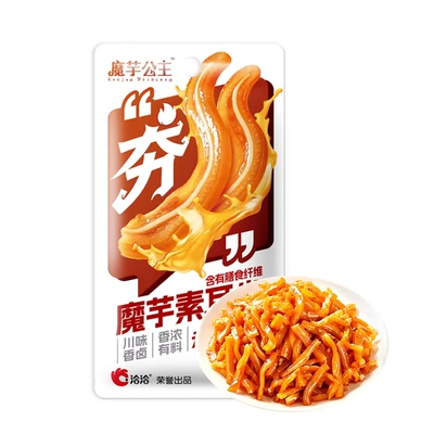 洽洽魔芋公主魔芋素耳尖老卤味16g