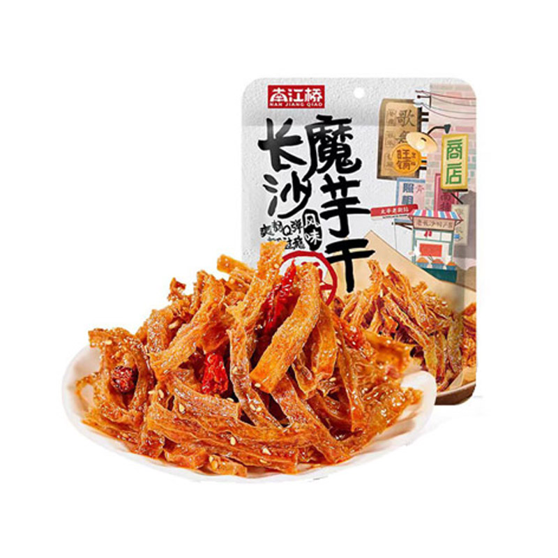 南江桥长沙魔芋干香辣味素毛肚即食辣味湖南特产魔芋爽小零食