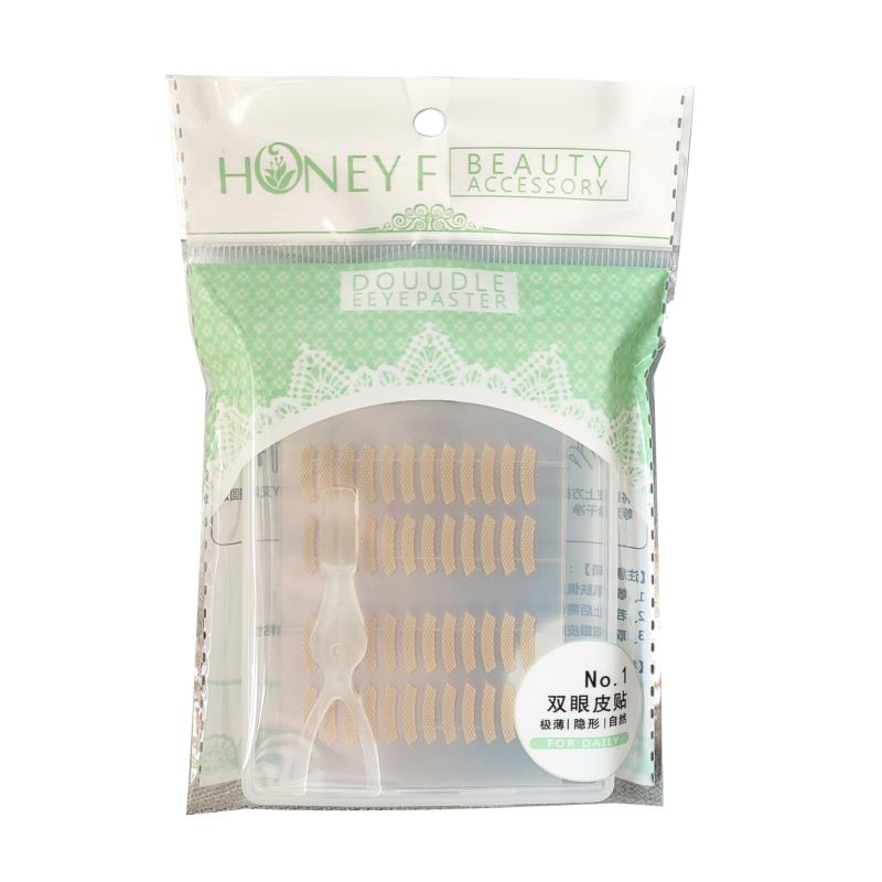 HoneyF局部调整型双眼皮贴无痕隐形多形状可选混拼橄榄型窄款肤色