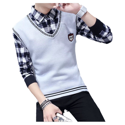 潮流加绒加厚保暖衬衣