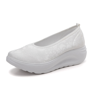 睿登汉服鞋女鞋防滑轻便休闲运动鞋中国古风摇摇鞋女鞋2025秋季新