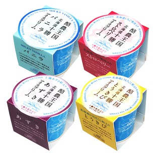 北海道十胜香草牛乳冰淇淋碗装草莓红豆玉米冰激凌日本进口冷饮