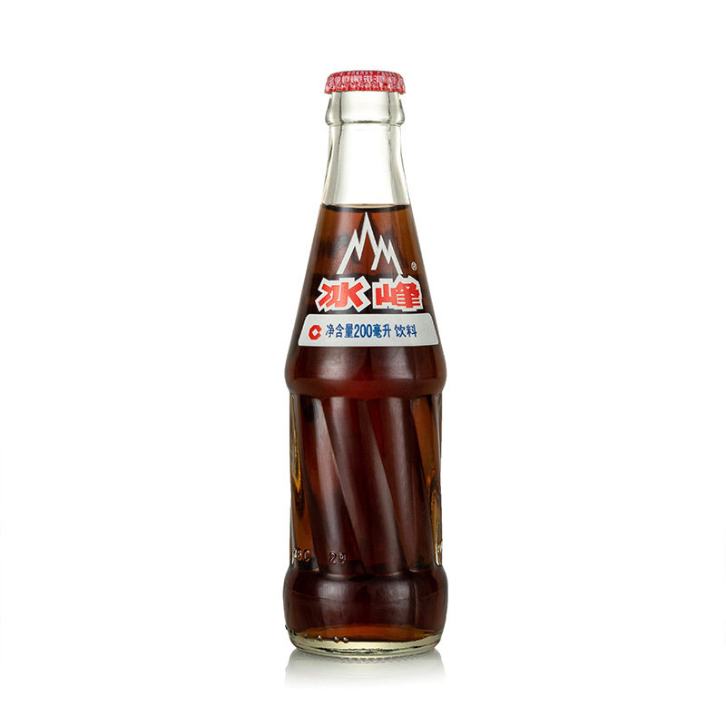 冰峰酸梅汤玻璃瓶200ml*6开胃山楂乌梅汁手工熬煮西安特产酸梅汁
