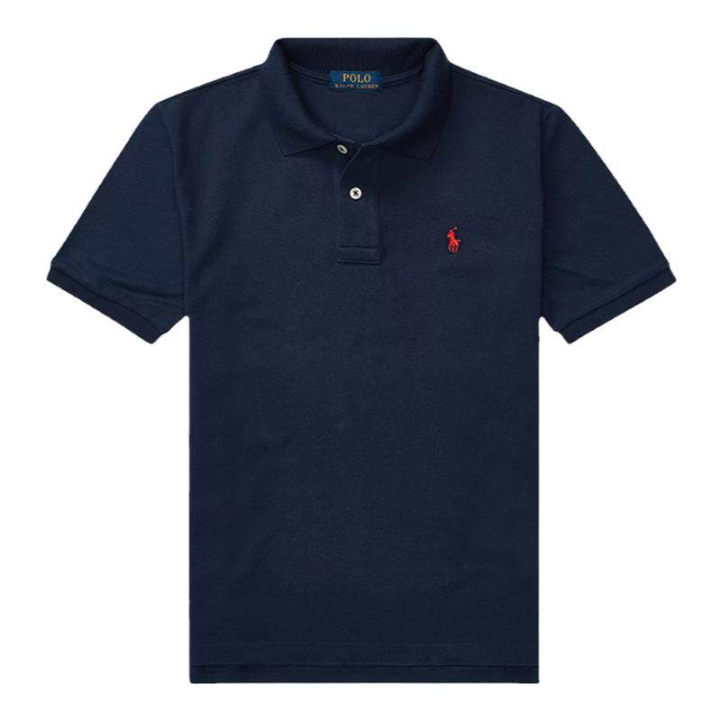 RALPH LAUREN拉夫劳伦男女大童纯色短袖Polo衫刺绣小马标