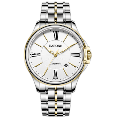 雷诺商务风男士防水机械手表