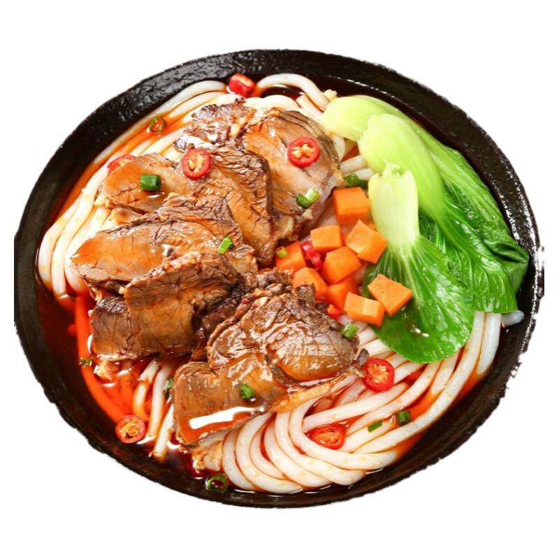 周复盛湖南特产邵阳米粉粗粉生炒香辣牛肉鲜米粉早餐速食660g/盒