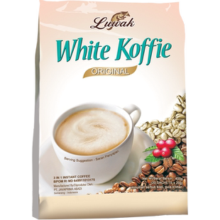 Luwak印尼咖啡 进口正品 整箱购买 速溶咖啡粉原味 10包*400g