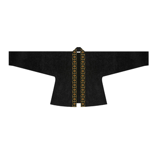 织造司[金团]原创宋制飞机袖汉服盘金绣仿雪尼尔绒感内搭衬衫上衣