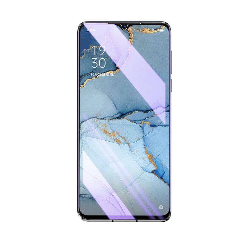 适用opporeno3钢化水凝膜高清reno3pro手机贴膜全屏全覆盖reno3元气版磨砂游戏膜前后一体opop全包软膜防指纹