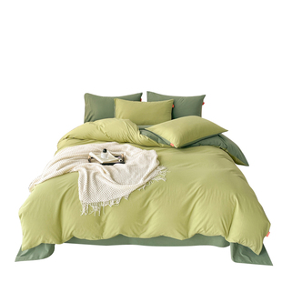 A类全棉被套单件150x200x230被罩单子纯棉100单人1米5被单三件套