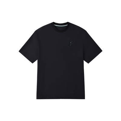 7A抗菌华夫格绣花小狗T恤