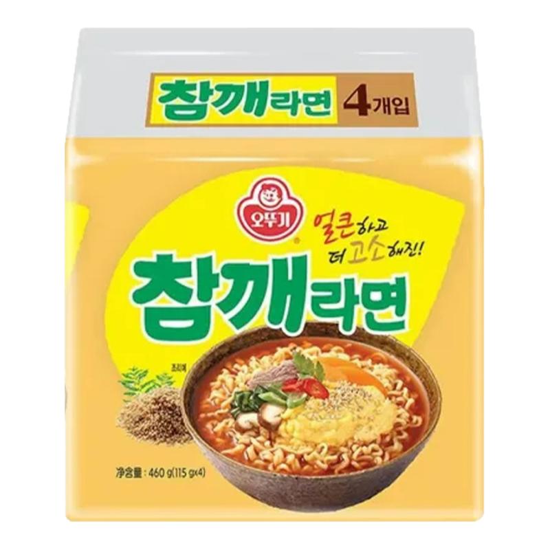 韩国进口芝麻鸡蛋拉面韩剧速食