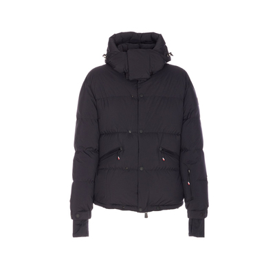 MONCLER GRENOBLE男士CORAIA连帽黑色羽绒服25秋冬新款意大利代购