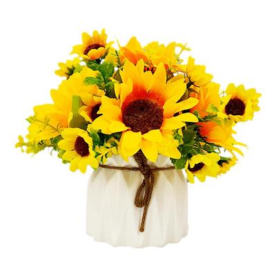 仿真向日葵花摆件太阳迷你
