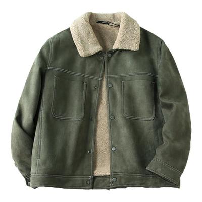 轻工装复古加厚保暖夹克外套