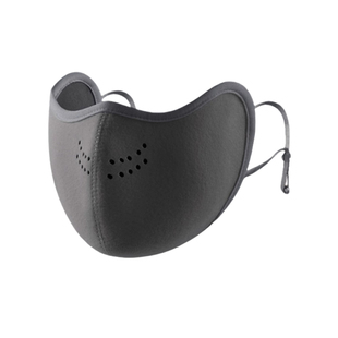 秋冬新款儿童保暖口罩澳绒防风防寒透气3D立体可水洗卡通可爱面罩