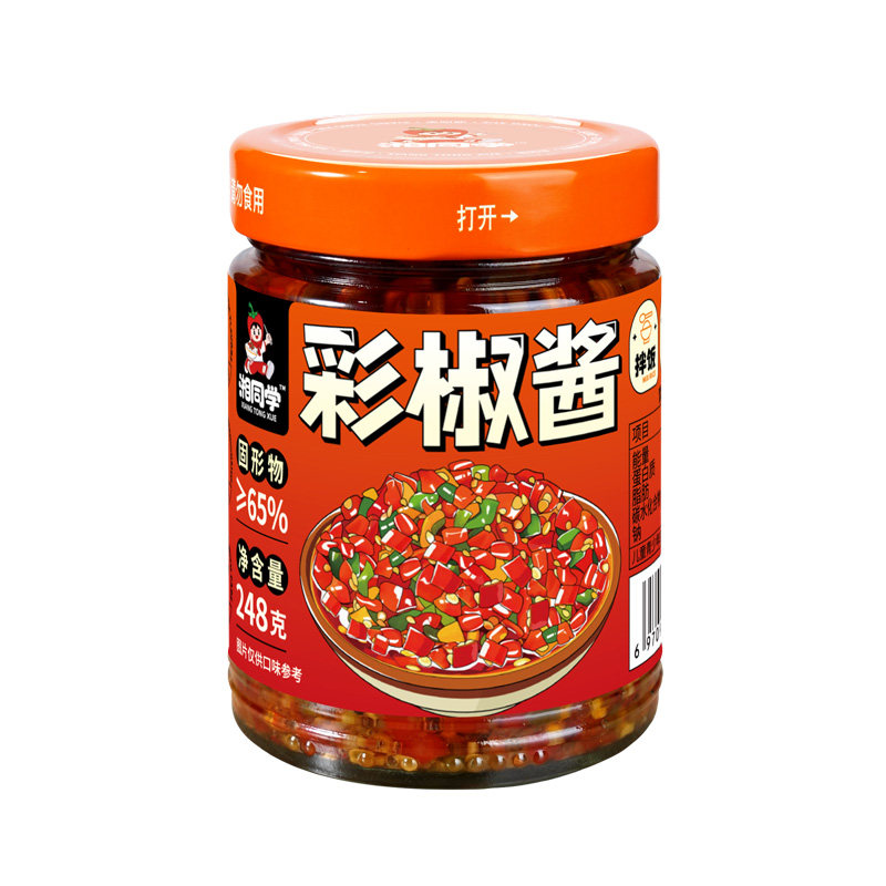 湘同学彩椒酱健康下饭菜