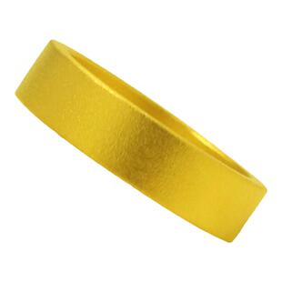 黄金戒指男女款足金999古法平板简约素圈情侣对戒尾戒送礼可刻字