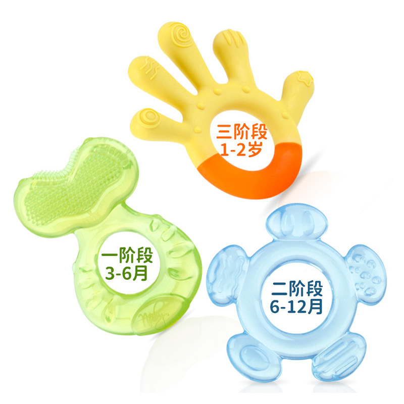 Nuby牙胶组合防吃手磨牙