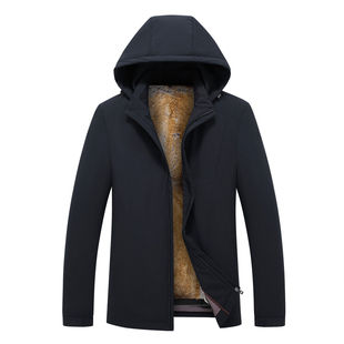 冬男士貂皮内胆派克服水貂可拆卸皮毛一体短款尼克服海宁皮草大衣