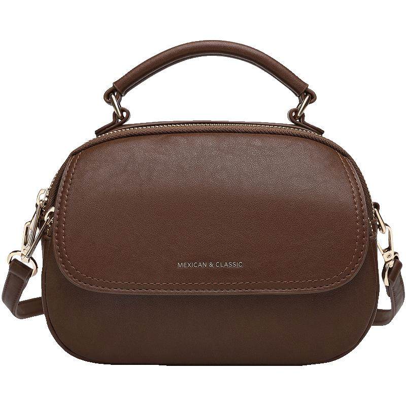 稻草人包包女2026新款小圆包礼物手提百搭小众斜挎包轻奢通勤女包