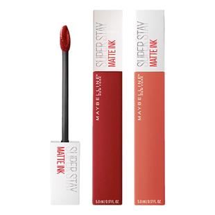 美宝莲纽约接吻棒不掉色不沾杯口红唇釉女不易脱色哑光口红奶茶色