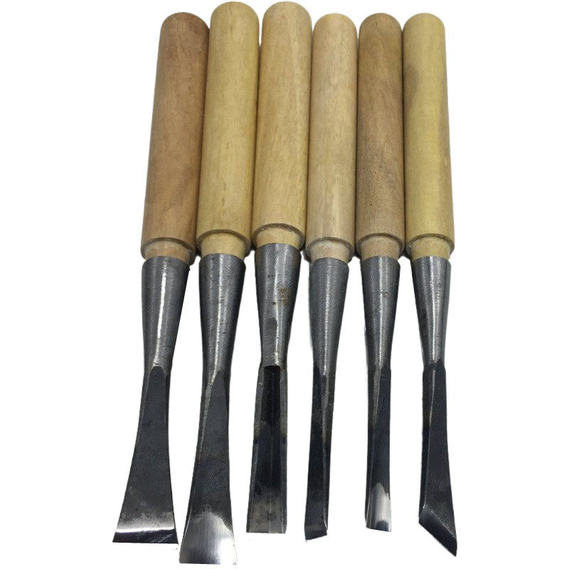 木雕工具东阳手工木工雕刻刀根雕茶盘底座制作刀具打坯刀套装包邮