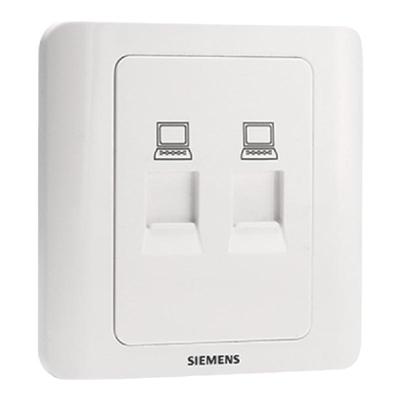 西门子电脑插座六类双网口千兆