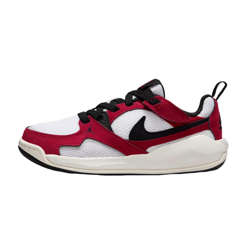 NIKE耐克小童JORDAN CMFT红白黑魔术贴舒适休闲鞋HQ0507-106