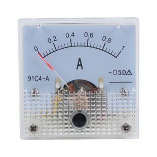 指针式直流电流表91C4-1A 2A 3A 5A10A 50V 100V250V机械电压表头