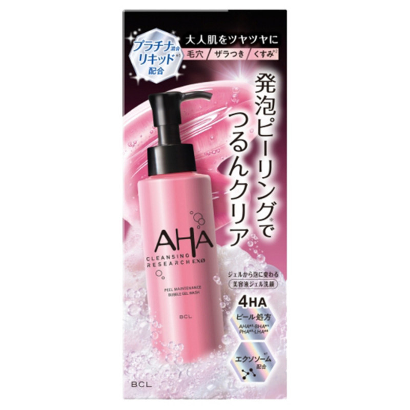 日本代购AHA洗面奶泡沫青春期小孩洗面奶痘肌以较劲洗脸氨基酸BCL