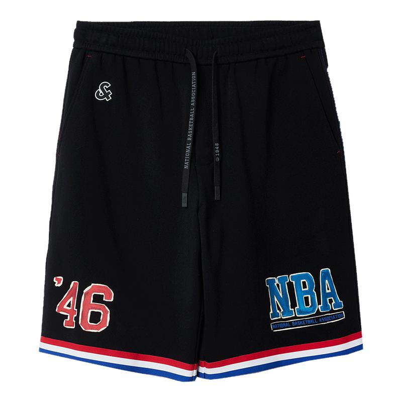 【NBA联名】杰克琼斯奥特莱斯男装短裤夏季裤子精致肌理感印花潮