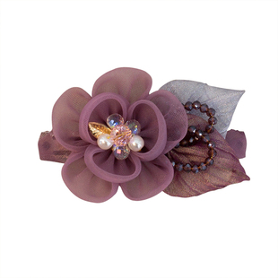 2026新款高端蝴蝶结发夹女后脑勺头花发量少小号弹簧夹发饰头饰冬