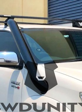 适用HILUX Stainless Steel Snorkel balck黑色不锈钢呼吸管VIGO