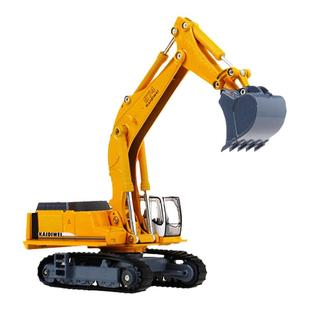 凯迪威合金工程车模型挖掘机翻斗铲车仿真摆件男孩礼物儿童玩具车