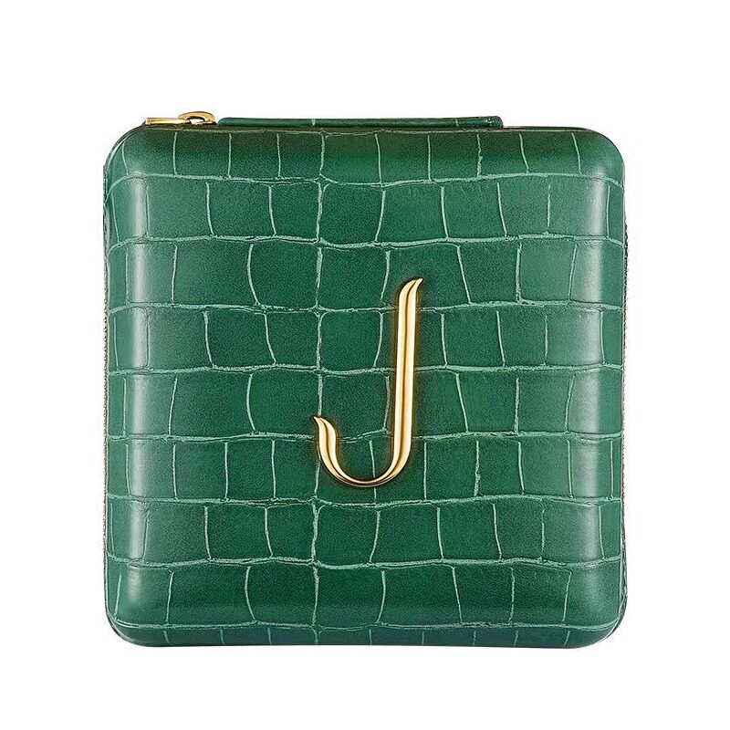 晶小姐首饰盒高档便携旅行首饰包项链戒指耳环手表节日送礼饰品盒