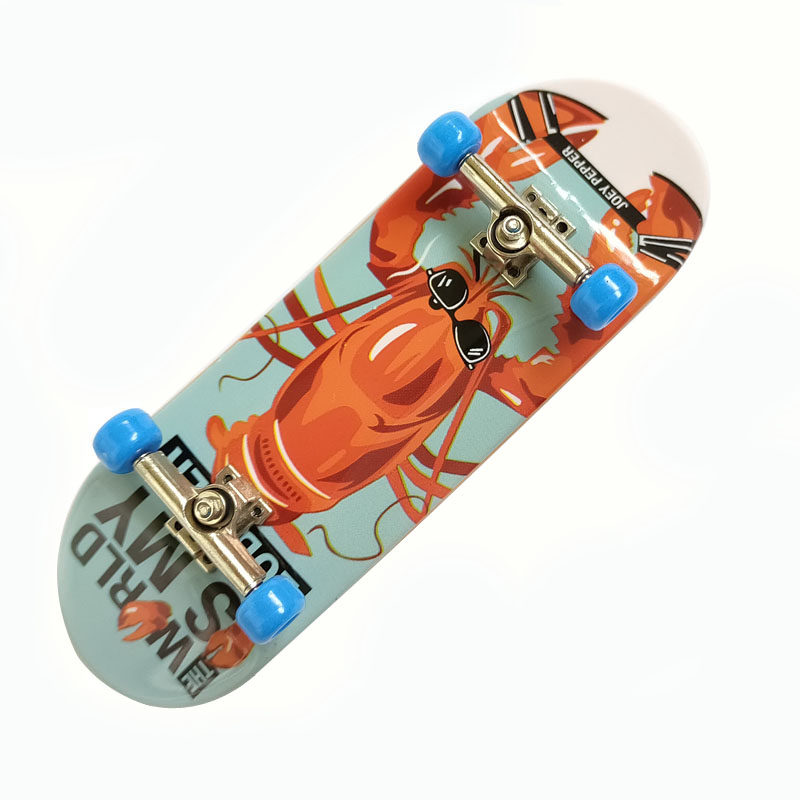 单个新款塑料凹板10x3.2厘米四轮迷你指尖手指滑板青少年玩具包邮