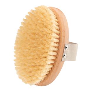 KRRAMEL纯猪鬃刷干刷身体刷长柄沐浴刷背搓澡神器洗澡搓背刷子女