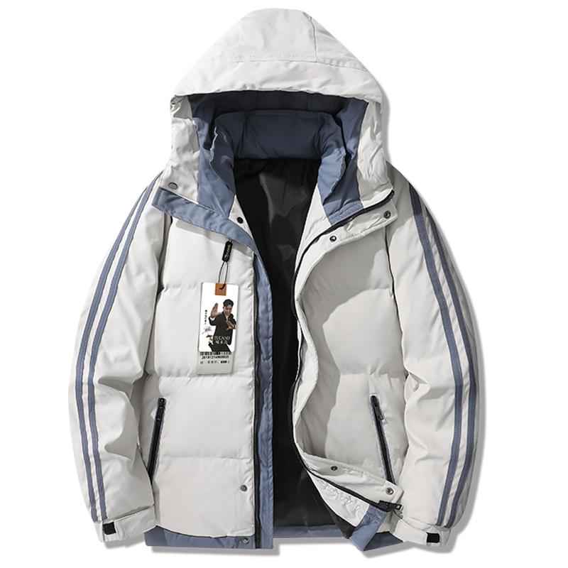 羽绒服男士冬季新款棉服加厚棉衣秋冬外套冬装棉袄男装保暖防寒服
