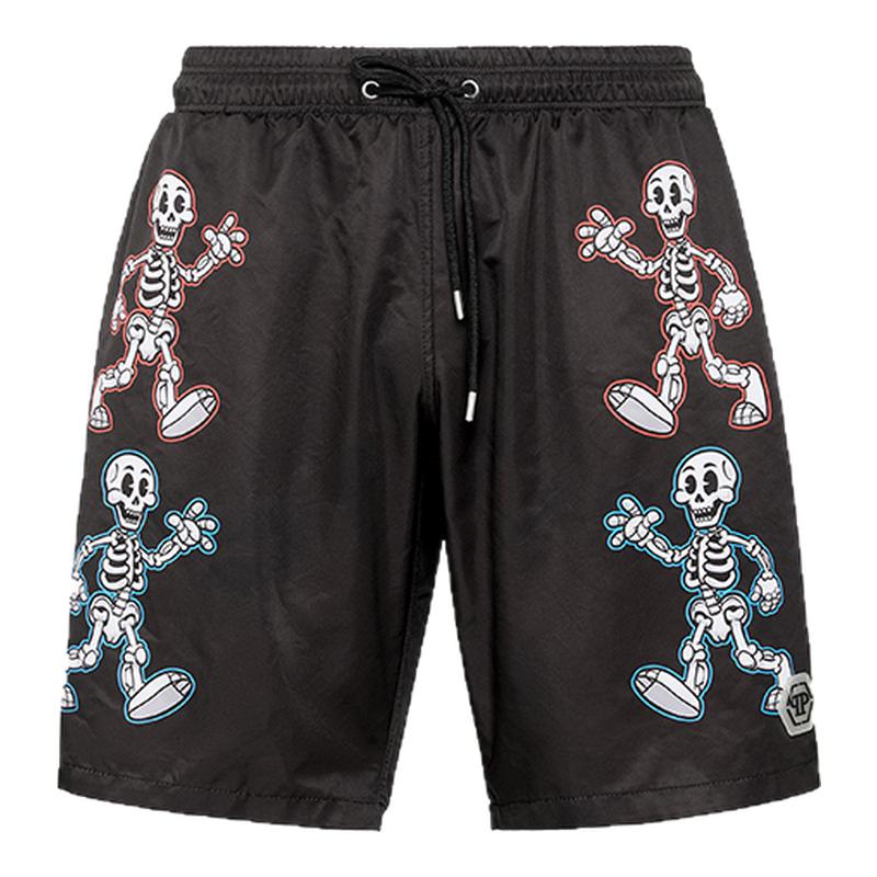 PHILIPP PLEIN 男士骷髅人泳裤