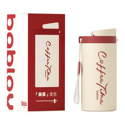 bablov美式复古双层陶瓷咖啡杯