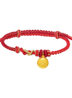 老庙麦玲玲岁岁如意生肖金豆手绳