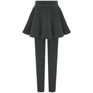 春秋大码包臀裙裤假两件打底裤伞裙加绒加厚女松紧腰显瘦小脚女裤