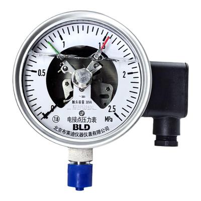 布莱迪北京耐震电接点压力表正品