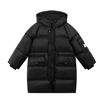 左西中长款男童羽绒服