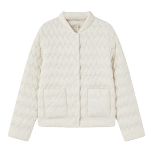 小禾【黑金羽绒】90新国标鸭绒石墨烯速热防静电轻量短款羽绒服女