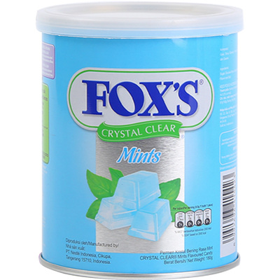 印尼foxs透明水晶罐装果汁