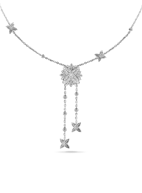 高银版项链女EGEM意境S925纯银